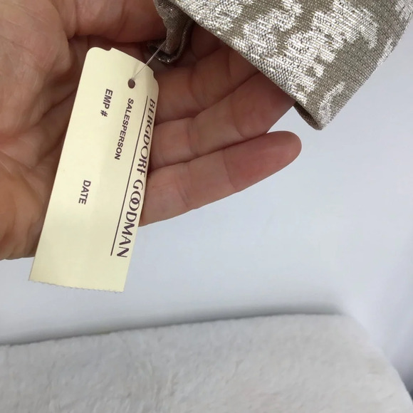 Theory Vintee Antique Jacquard Champagne/Silver Blazer/Jacket Evening NWT Size 0 - Picture 6 of 9